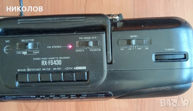 радио-касетофон PANASONIC , снимка 4 - Радиокасетофони, транзистори - 51340339