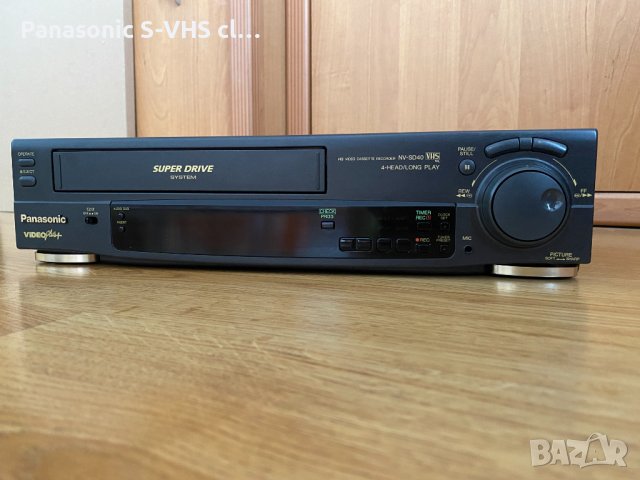 Panasonic VHS NV-SD40B 4 head, снимка 1 - Плейъри, домашно кино, прожектори - 44465502