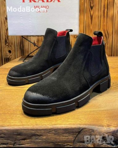 Мъжки обувки Prada, снимка 2 - Мъжки боти - 39561704