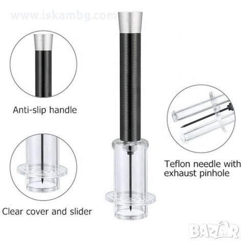 Тирбушон с въздух под налягане с алуминиева дръжка - код 2902, снимка 4 - Други - 30827893