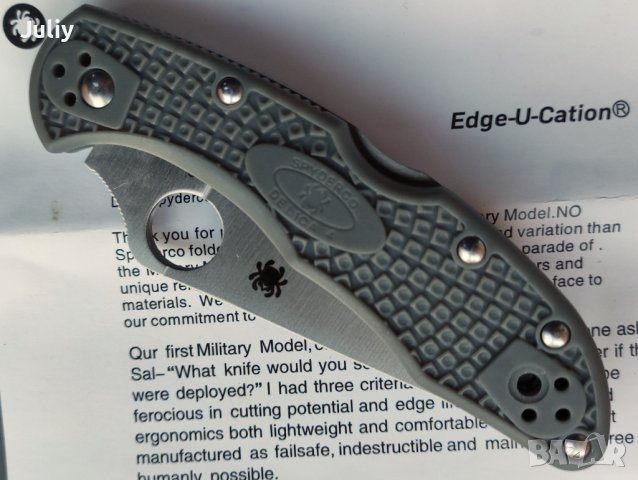 Spyderco Delica 4, снимка 15 - Ножове - 39228369
