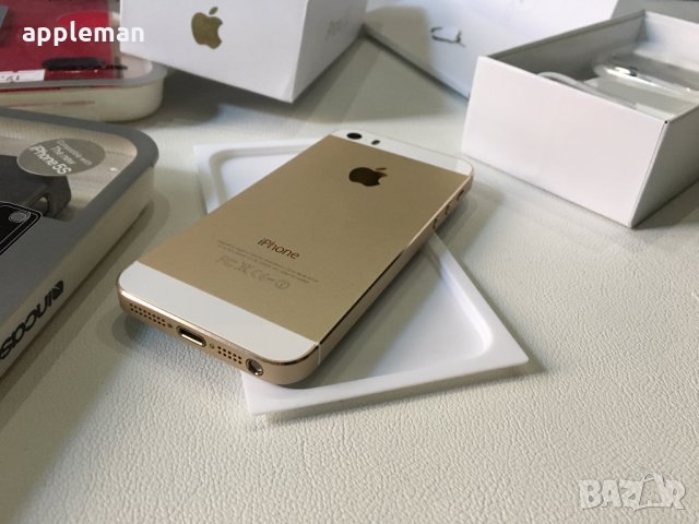 Apple iPhone 5S 16Gb Gold Фабрично отключен , снимка 6 - Apple iPhone - 27658777