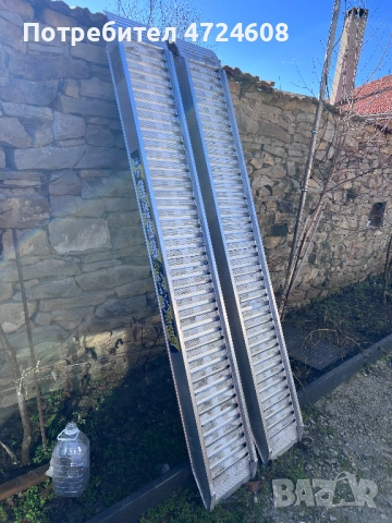 Алуминиеви рампи/пътеки 4 t НОВИ за строителна техника , снимка 3 - Аксесоари и консумативи - 53294842