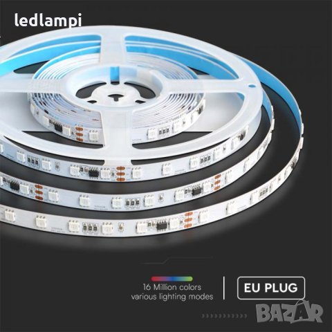 LED SMART Дигитална Лента Комплект RGB 24V, снимка 4 - Лед осветление - 42638359