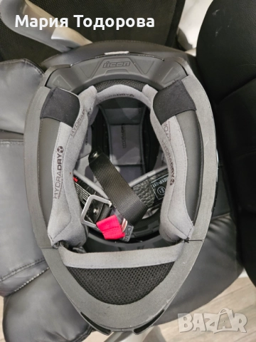 Каска ICON Airflite Moto, размер S, снимка 7 - Аксесоари и консумативи - 52141619
