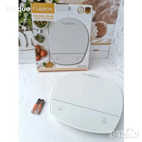 Кухненска везна с LED дисплей и автоматично изключване Lexical LKS-4301, снимка 6 - Други стоки за дома - 52870902