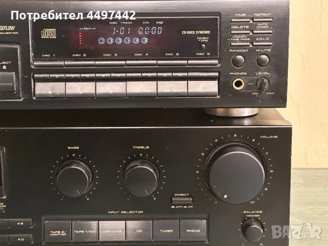 Винтидж Аудио Система PIONEER: Ресивър SX-339 & 6-Дисков Чейнджър PD-M503, снимка 3 - Аудиосистеми - 54169441