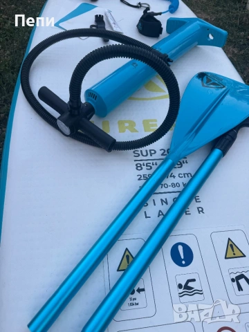 Надуваем SUP борд Firefly iSUP 200 JR, снимка 3 - Водни спортове - 53206417