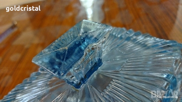 Стар стъклен съд за масло , снимка 7 - Антикварни и старинни предмети - 52261884