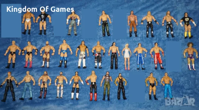 Кеч Фигури със забележки Bobby Fish Elite/Batista/Undertaker/Triple H/Lana/John Cena/Rusev/CM Punk