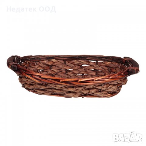 Великденска декорация, Oвален панер, Кафяв, 32x21x9см, снимка 3 - Други - 40081865