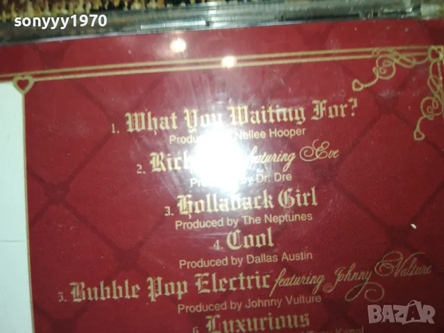 GWEN STEFANI-CD 2502251828, снимка 15 - CD дискове - 49274563