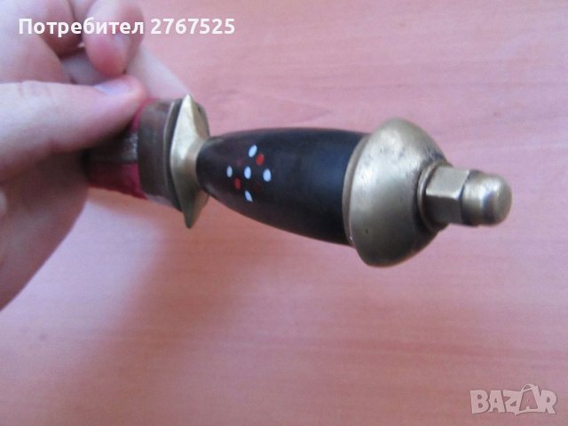 Стар нож кама с гравиран надпис 'Свобода или смърть', снимка 6 - Антикварни и старинни предмети - 39260493