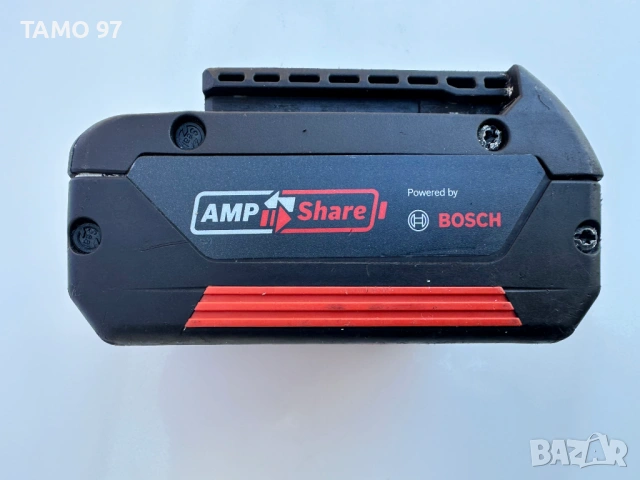 BOSCH GBA 18V 6.0Ah - Акумулаторна батерия 18V 6.0Ah AMP Share, снимка 3 - Други инструменти - 53250411