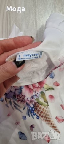 Рокля Mayoral сладолед, снимка 3 - Детски панталони и дънки - 39415955