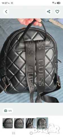 кожена раница guess , снимка 4 - Раници - 56163198