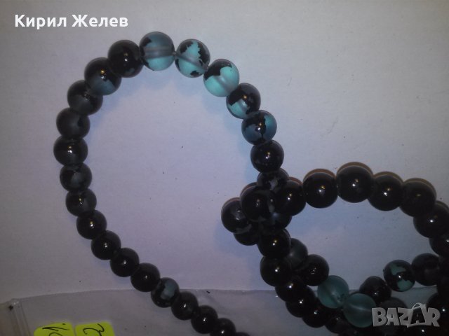 ЛАКИРАН БОХЕМСКИ КРИСТАЛ ПЕРЛЕН ГЕРДАН 70501, снимка 3 - Колиета, медальони, синджири - 29815010