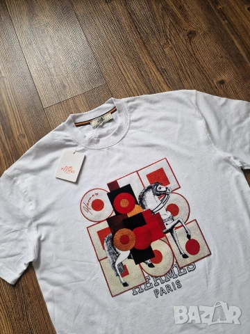 Страхотна мъжка тениска HERMES размер S M L XL 2XL , снимка 3 - Тениски - 53212819
