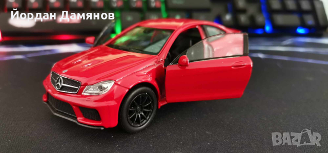 Мерцедес Ц63 АМГ Коуп в мащаб 1:34 , снимка 5 - Колекции - 44694748