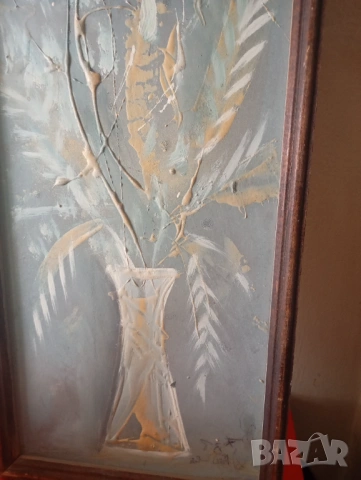 картина-цветя, снимка 2 - Картини - 53899202