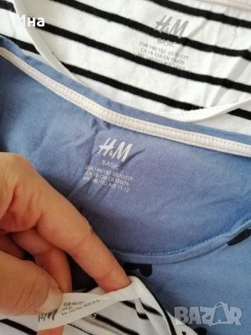 Памучни блузи НМ и др. р-р 146/ 152 см. цени от 3 лв., снимка 7 - Детски Блузи и туники - 30794542