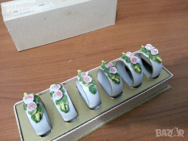 Порцеланови салфетници рингове халки пръстени за салфетки 