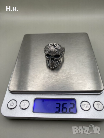 Сребърен уникален пръстен, снимка 9 - Пръстени - 52976487