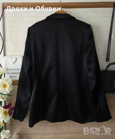 Черен блвйзър сако Zara 2XL, снимка 8 - Сака - 56521741
