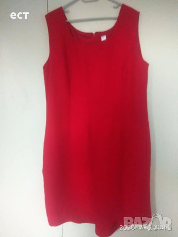 Червена  рокля, снимка 2 - Рокли - 33772400