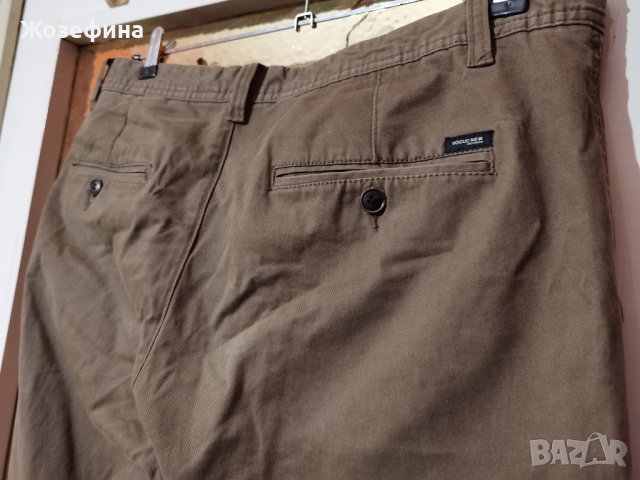 Мъжки кафяв дълъг панталон марка X.X.F MAN, снимка 4 - Панталони - 40841305