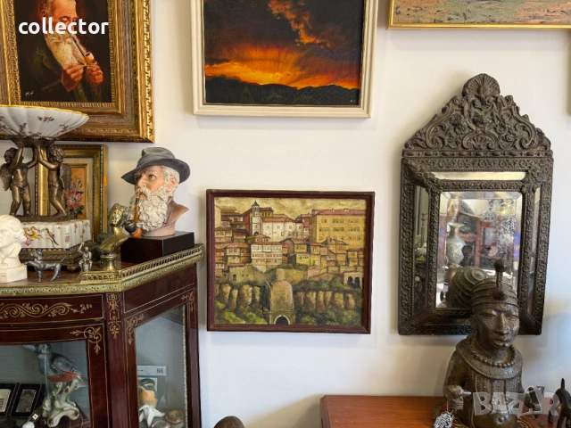 Живописен градски пейзаж - Велико Търново. №8103, снимка 8 - Антикварни и старинни предмети - 54194272