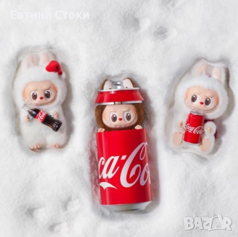 Колекционерска фигура Labubu x Coca-Cola Зимна серия, снимка 5 - Други - 52648301