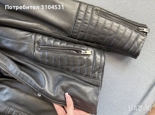 Яке от естествена агнешка кожа, снимка 4 - Якета - 55848254