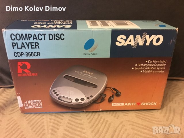 SANYO Discman Boxed Отличен
