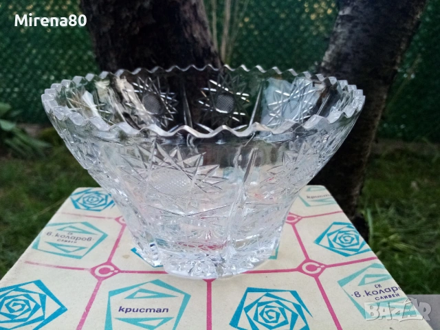 Българска кристална фруктиера - нова !