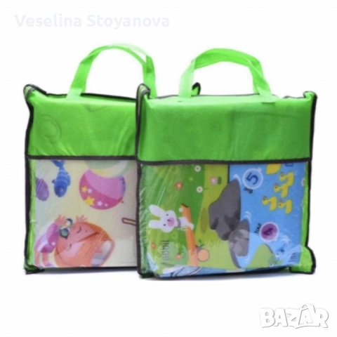 Комплект „Играй и Твори“ – Двулицево топлоизолиращо детско килимче + магическа водна подложка Aqua, снимка 4 - Рисуване и оцветяване - 52651526