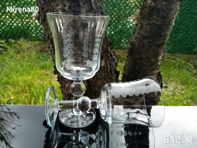 Кристален сервиз за вино, снимка 6 - Сервизи - 54168841