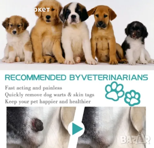 Спрей за домашни любимци за пемахване на бенки, папиломни, брадавици Yegbong, снимка 2 - За кучета - 49280618