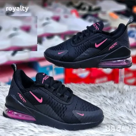 Nike Air Max 270 Цвят Черно и Розово Нови Дамски Маратонки Найк с Кутия , снимка 2 - Маратонки - 56140008