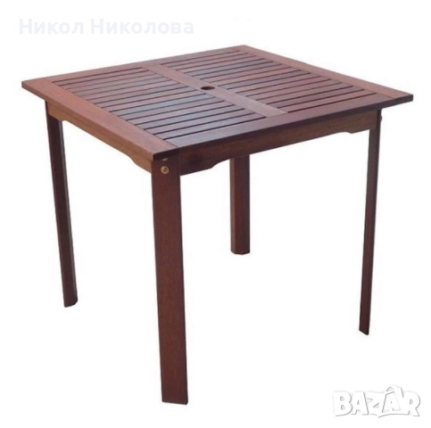 Градински комплект Tirora Muhler Meranti – 5 части , снимка 2 - Маси - 52303105