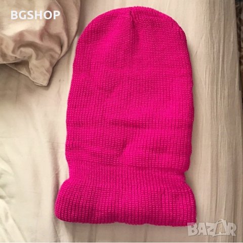 Зимна шапка маска - Purple Neon Balaclava, снимка 9 - Шапки - 30397928
