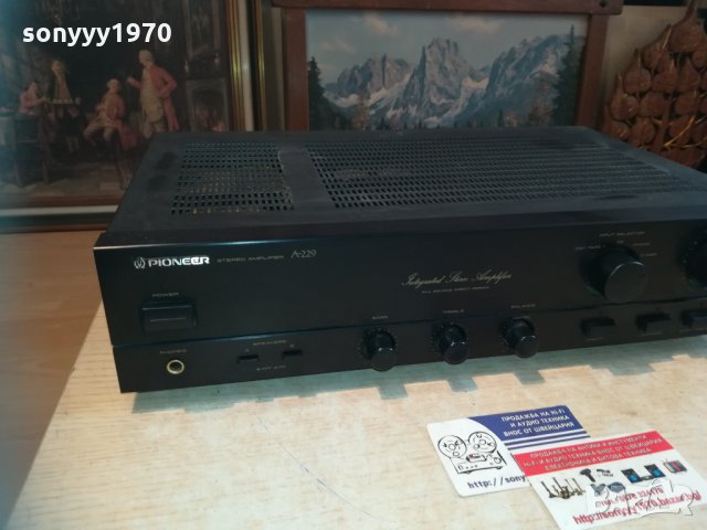 поръчан-pioneer a-229 stereo amplifier-sweden 0511201228, снимка 8 - Ресийвъри, усилватели, смесителни пултове - 30682758