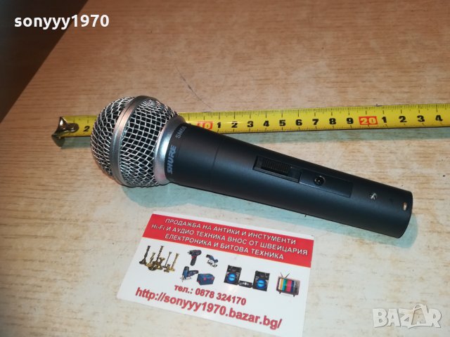 shure sm58-profi microphone-внос belgium, снимка 5 - Микрофони - 31814294
