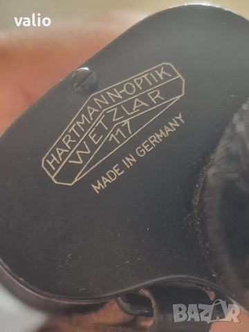 Немски бинокъл HARTMANN Wetzlar 117 PORLERIM 10x50 , снимка 5 - Екипировка - 51282465