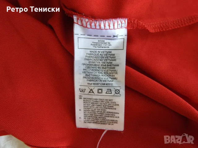 Тениска • adidas • червено • размер L • Деца, снимка 5 - Тениски - 56319760