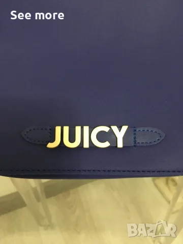 Juicy Couture чанта Кралско синьо , снимка 6 - Чанти - 55906321
