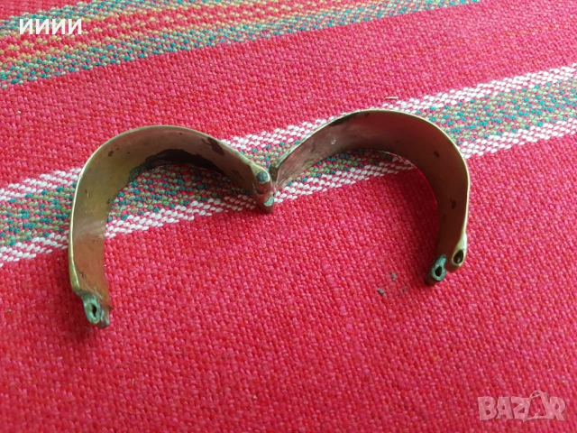 Сребърна гривна 19 век, снимка 3 - Антикварни и старинни предмети - 53926324