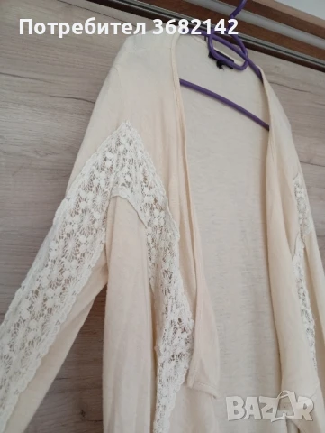 продавам дамска бежова жилетка , снимка 3 - Жилетки - 51429607