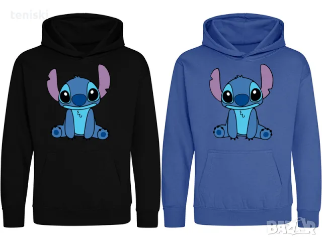 Качествени детски суичъри Stitch Стич Цветове и размери