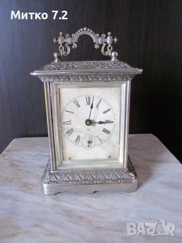  Старинен настолен часовник, снимка 2 - Антикварни и старинни предмети - 40713446